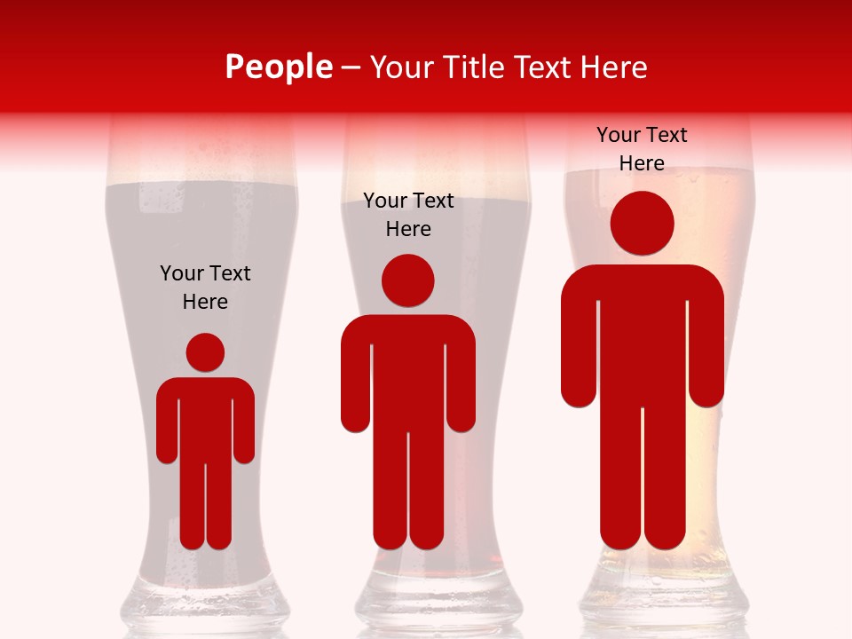 Bar Beaker Isolated PowerPoint Template