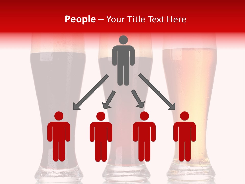 Bar Beaker Isolated PowerPoint Template