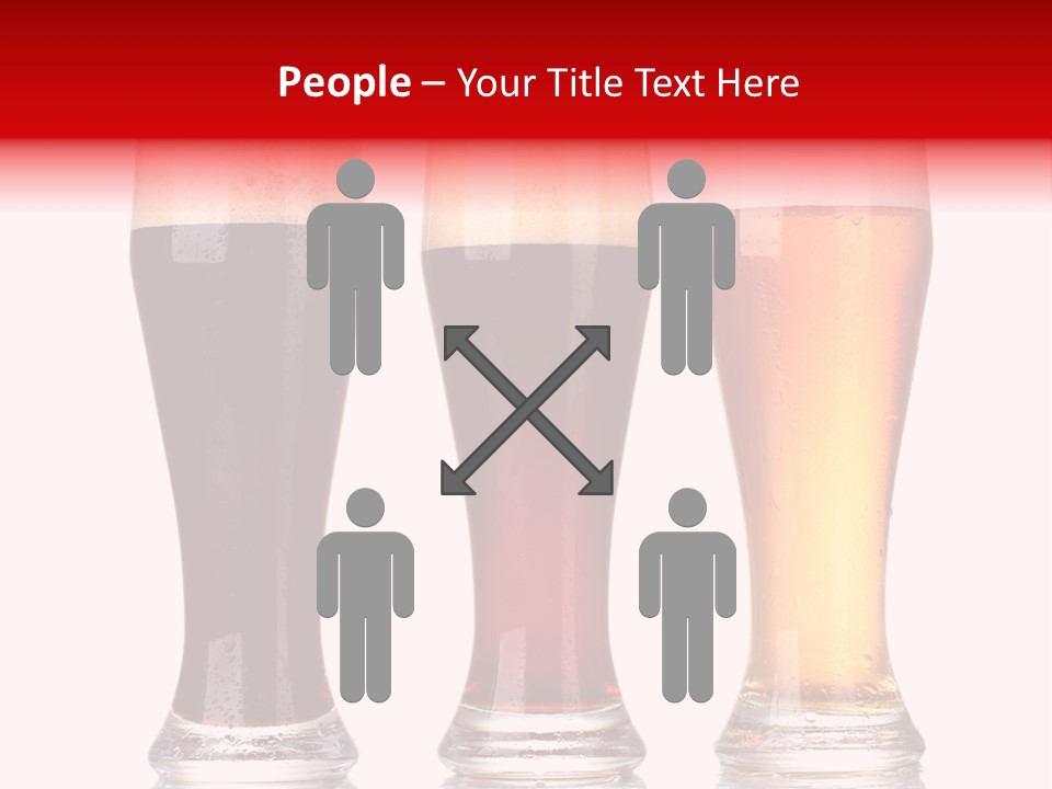 Bar Beaker Isolated PowerPoint Template