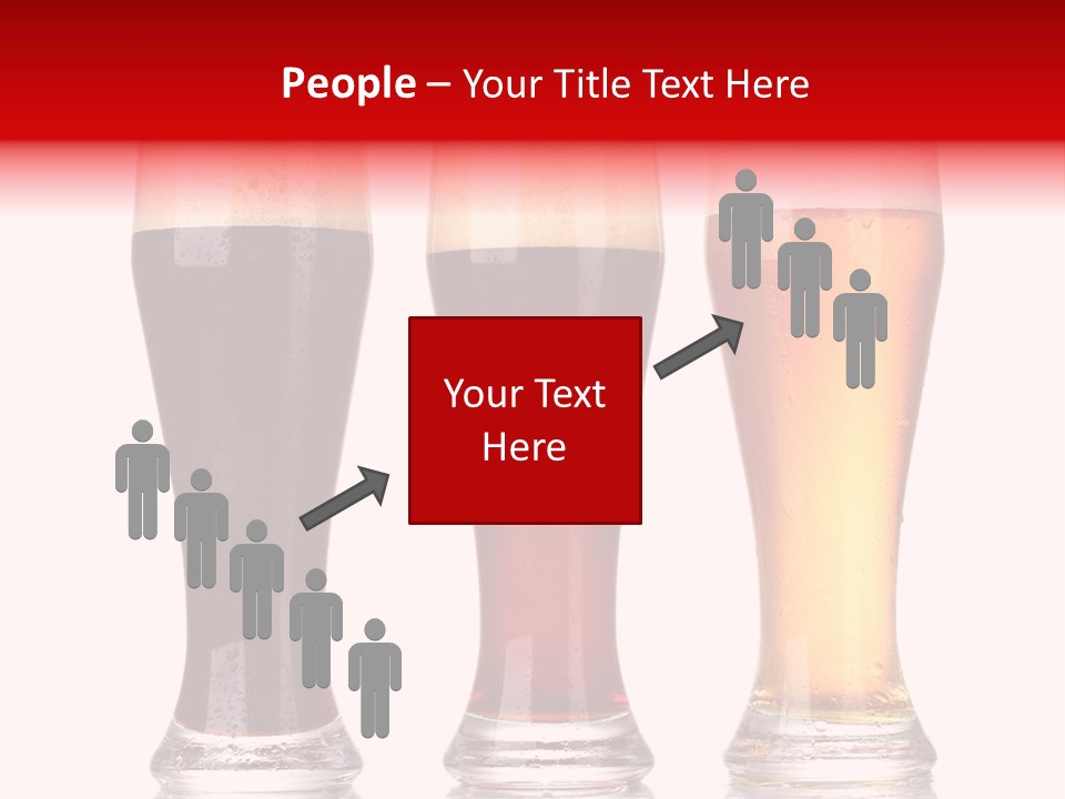 Bar Beaker Isolated PowerPoint Template