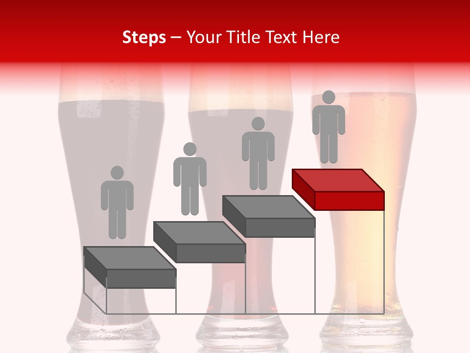 Bar Beaker Isolated PowerPoint Template