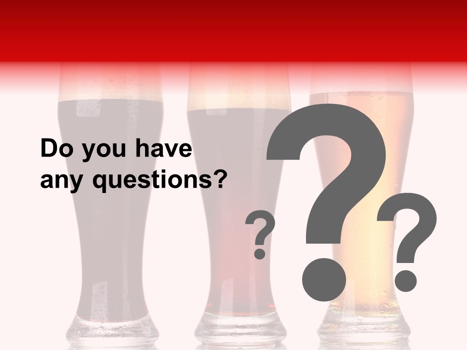 Bar Beaker Isolated PowerPoint Template