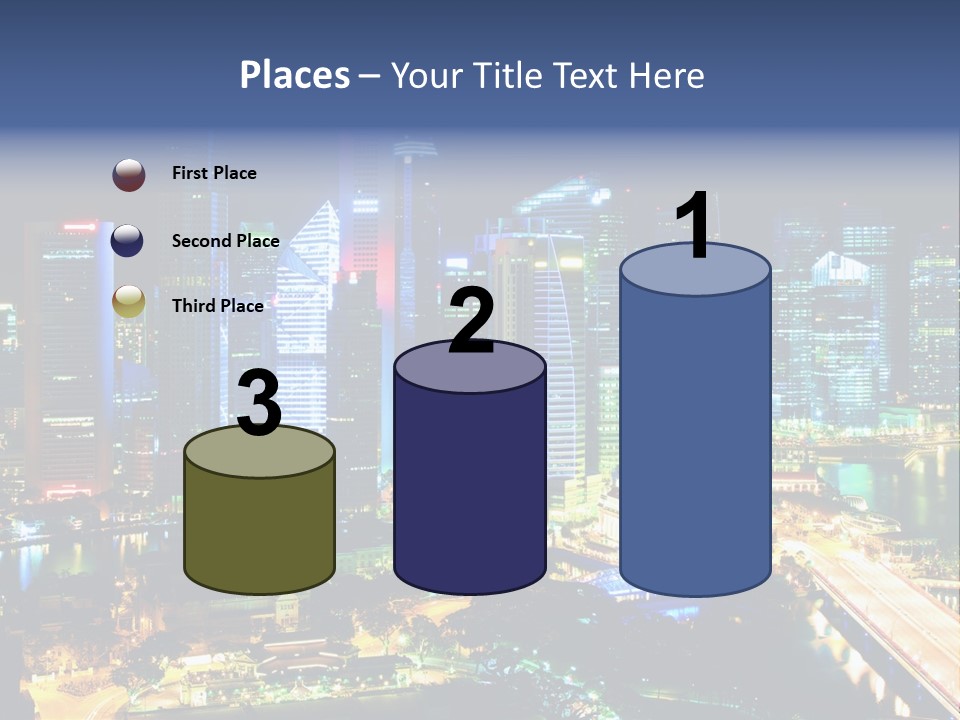 Black Place Asia PowerPoint Template