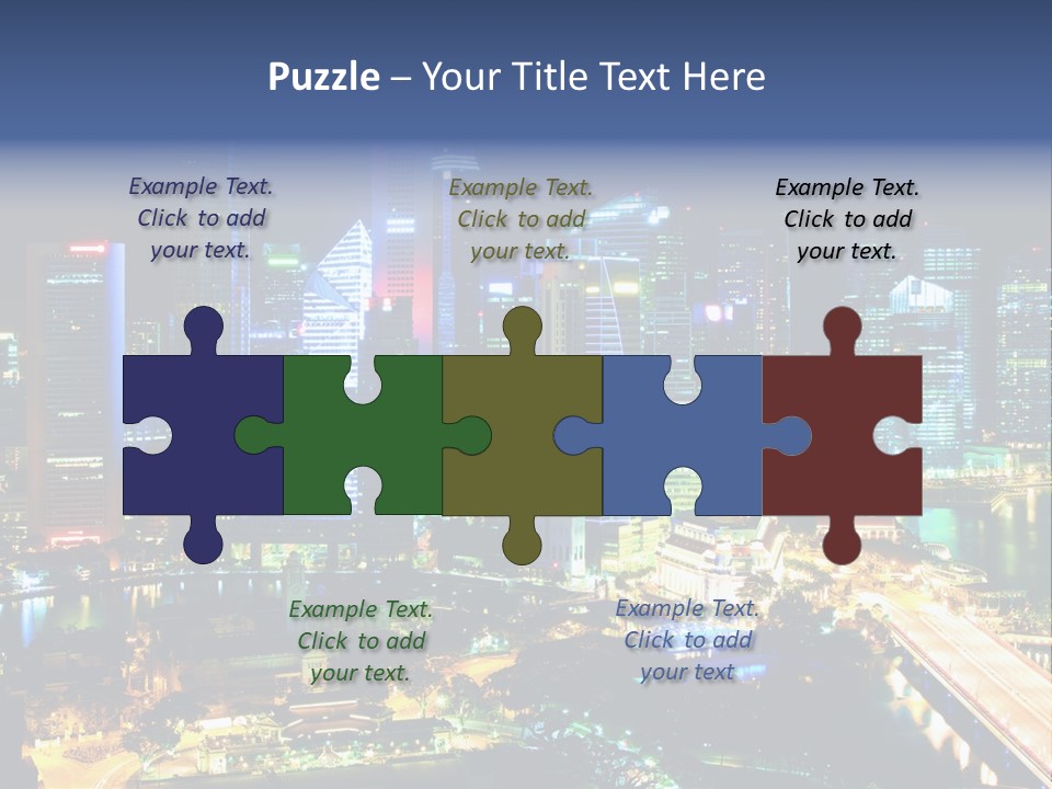 Black Place Asia PowerPoint Template