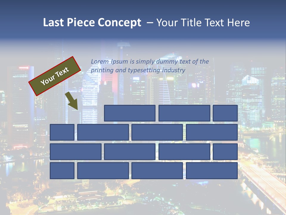 Black Place Asia PowerPoint Template