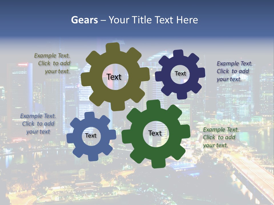 Black Place Asia PowerPoint Template