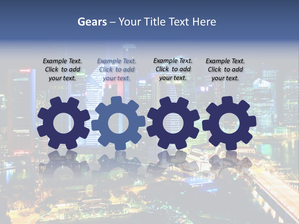 Black Place Asia PowerPoint Template