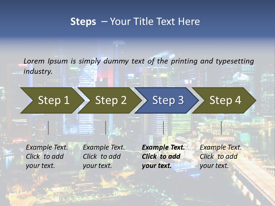 Black Place Asia PowerPoint Template