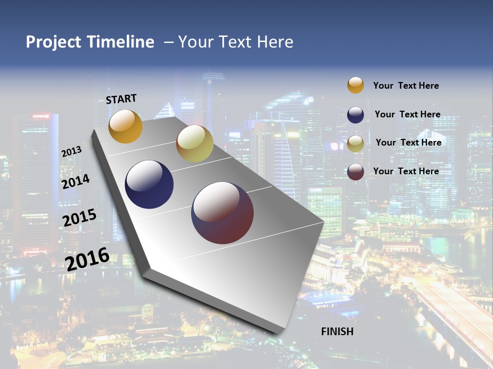 Black Place Asia PowerPoint Template