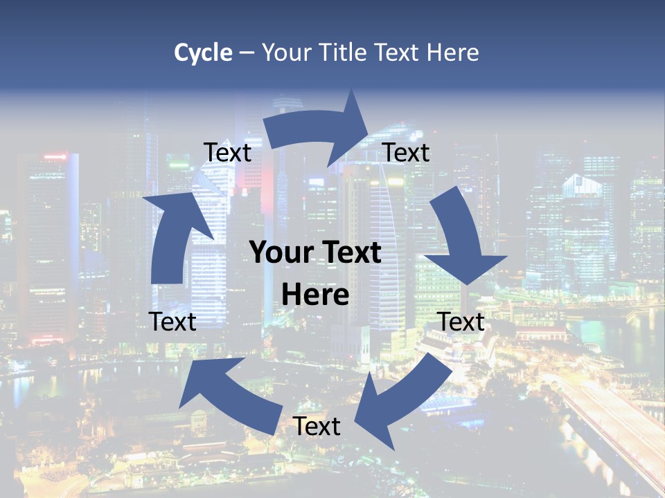 Black Place Asia PowerPoint Template