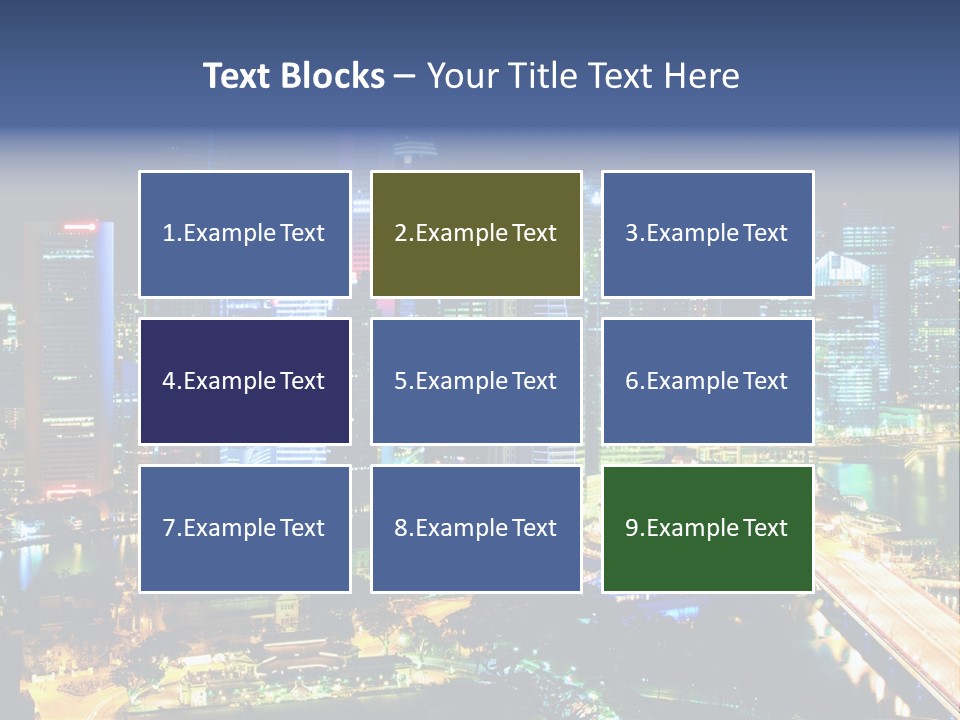 Black Place Asia PowerPoint Template