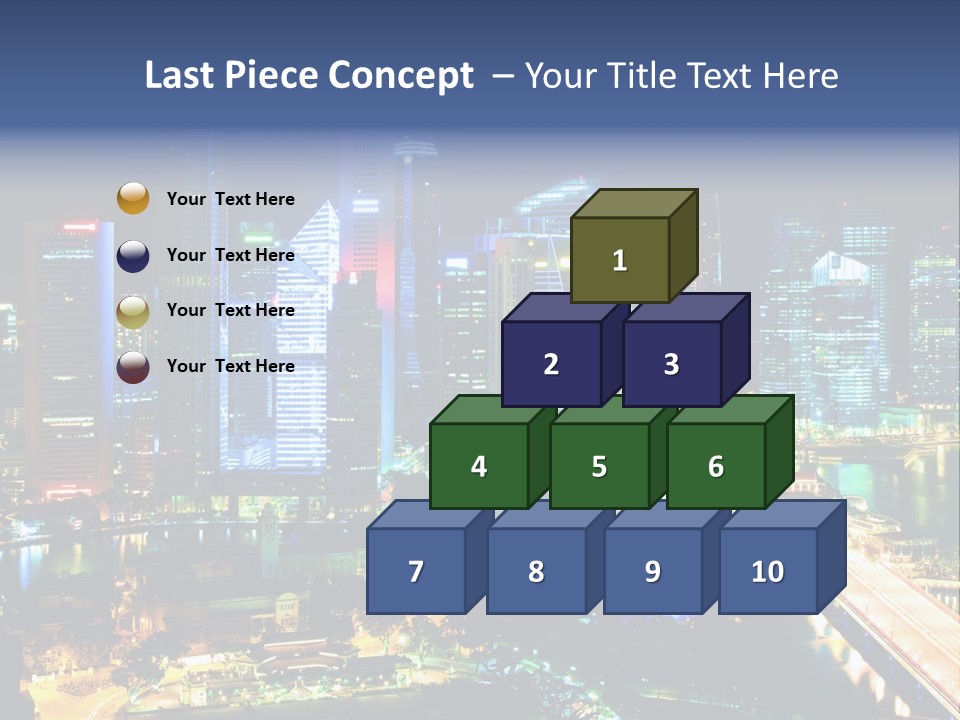 Black Place Asia PowerPoint Template