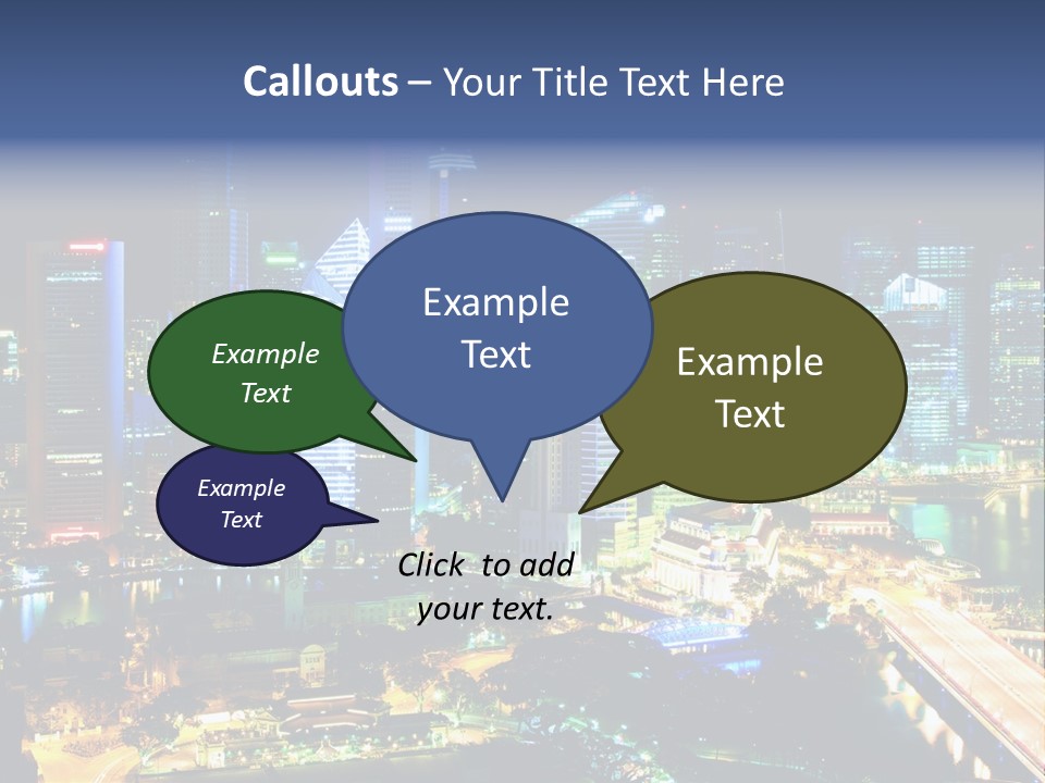 Black Place Asia PowerPoint Template