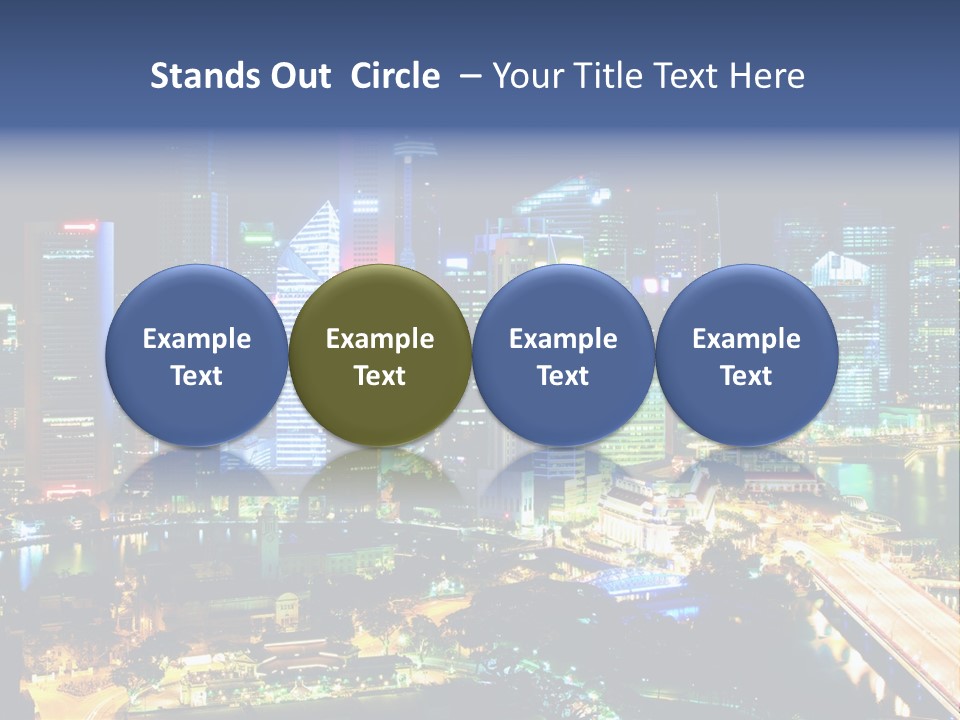 Black Place Asia PowerPoint Template