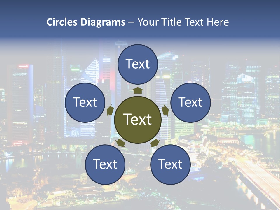 Black Place Asia PowerPoint Template