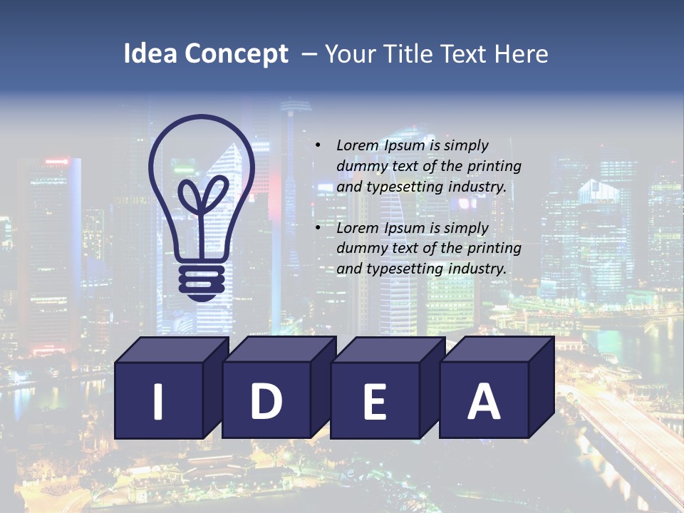 Black Place Asia PowerPoint Template