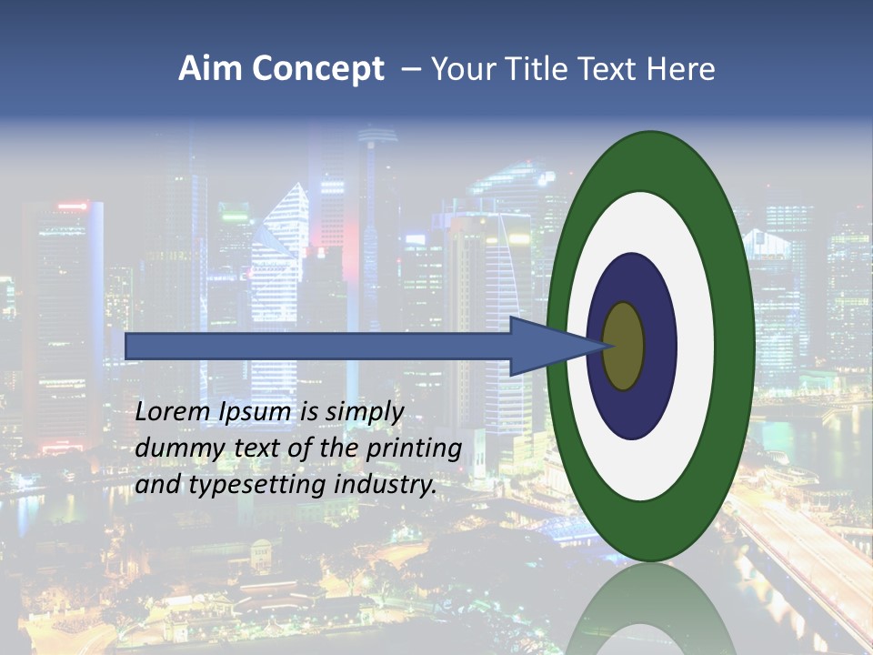 Black Place Asia PowerPoint Template