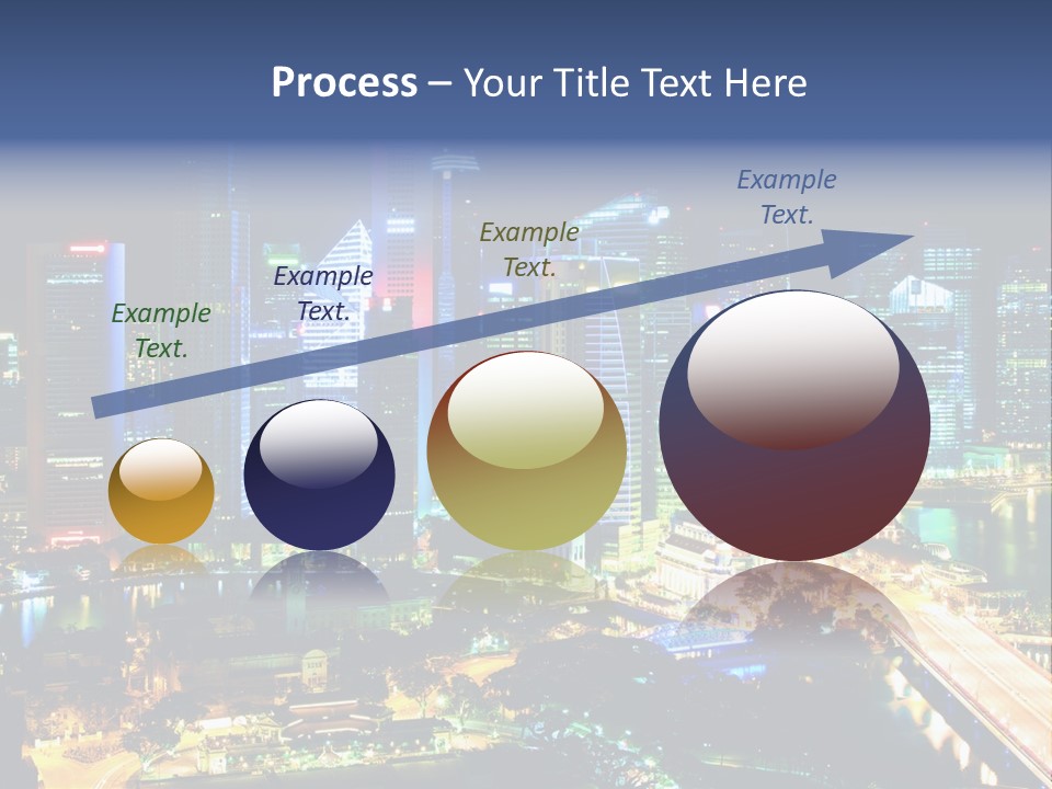 Black Place Asia PowerPoint Template