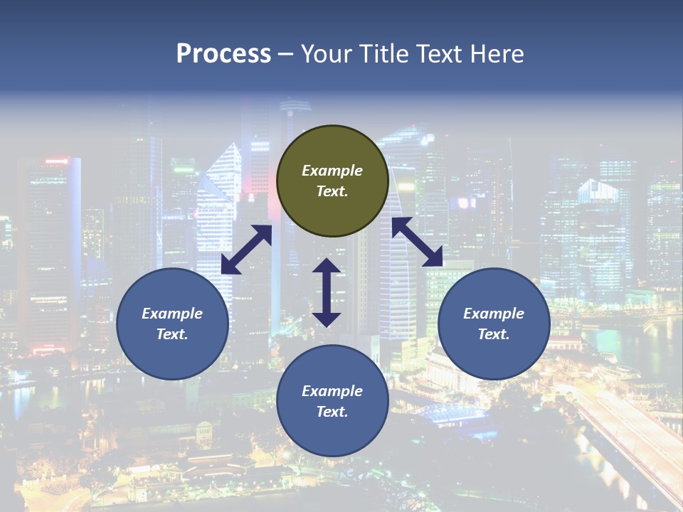 Black Place Asia PowerPoint Template