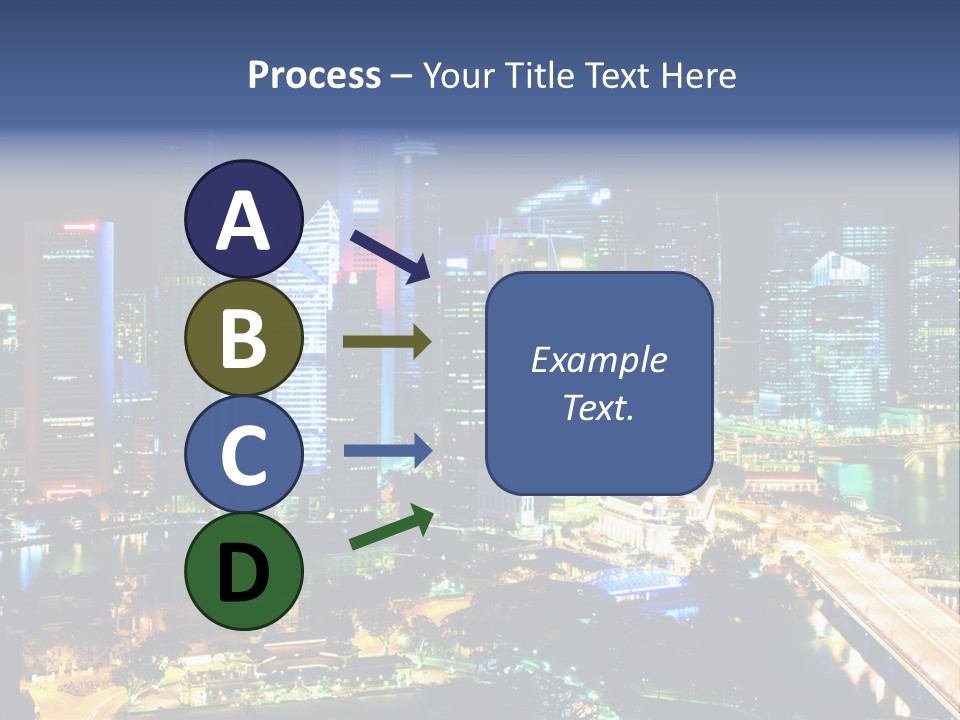 Black Place Asia PowerPoint Template