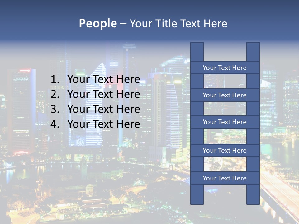 Black Place Asia PowerPoint Template