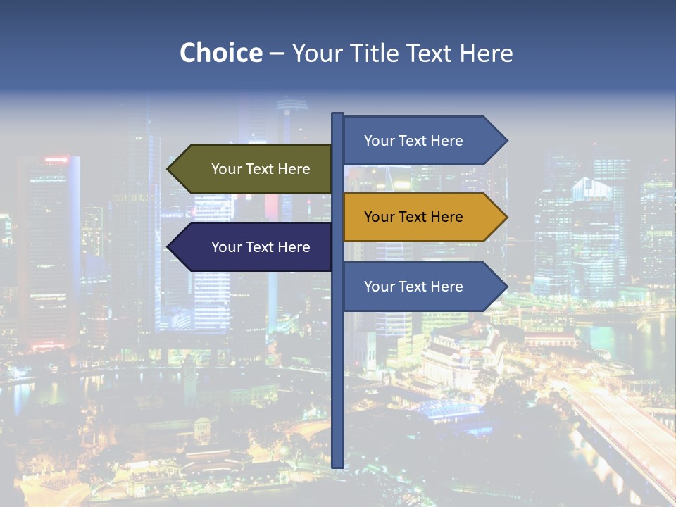 Black Place Asia PowerPoint Template