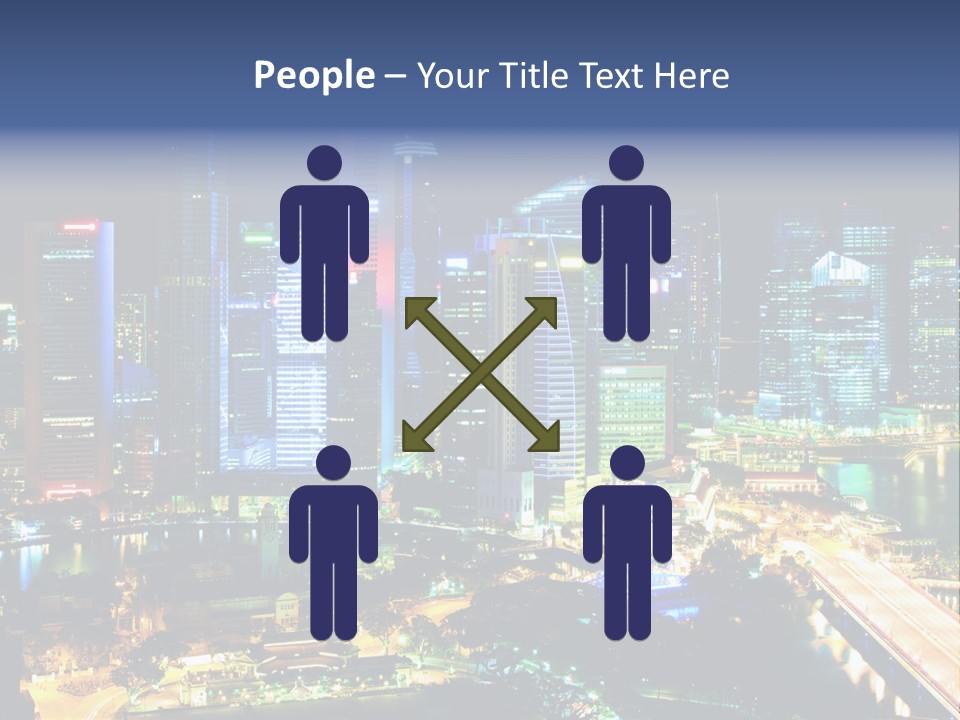 Black Place Asia PowerPoint Template