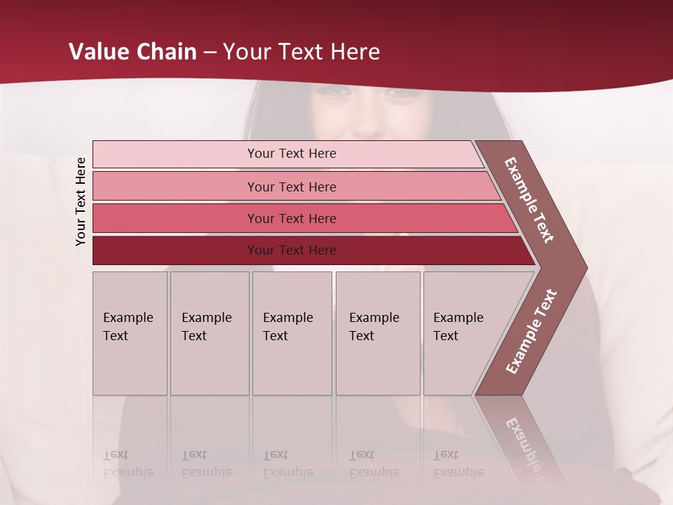 A Woman Sitting On A Couch Holding A Cup Of Coffee PowerPoint Template