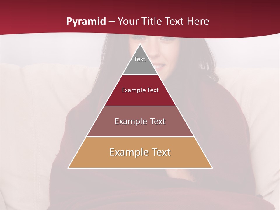 A Woman Sitting On A Couch Holding A Cup Of Coffee PowerPoint Template