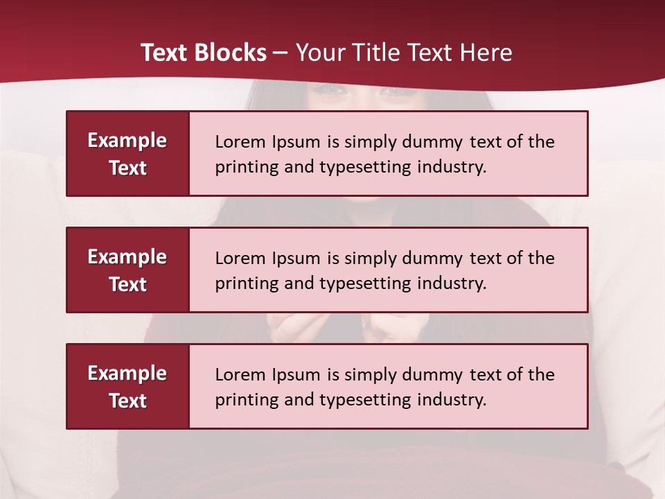 A Woman Sitting On A Couch Holding A Cup Of Coffee PowerPoint Template