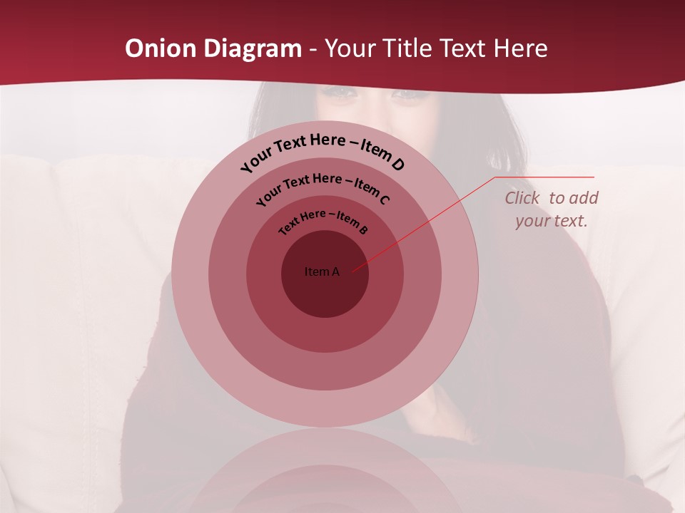 A Woman Sitting On A Couch Holding A Cup Of Coffee PowerPoint Template