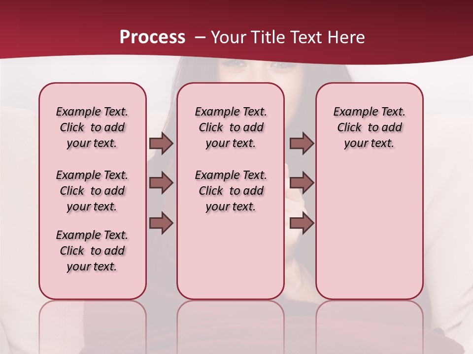 A Woman Sitting On A Couch Holding A Cup Of Coffee PowerPoint Template