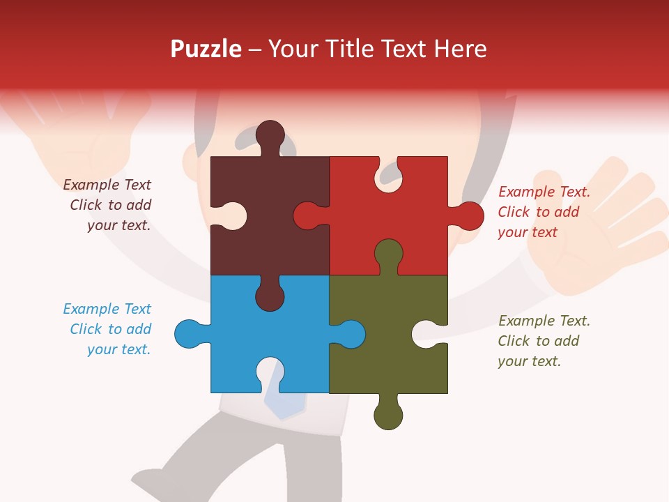 Cheerful Worker Comedy PowerPoint Template