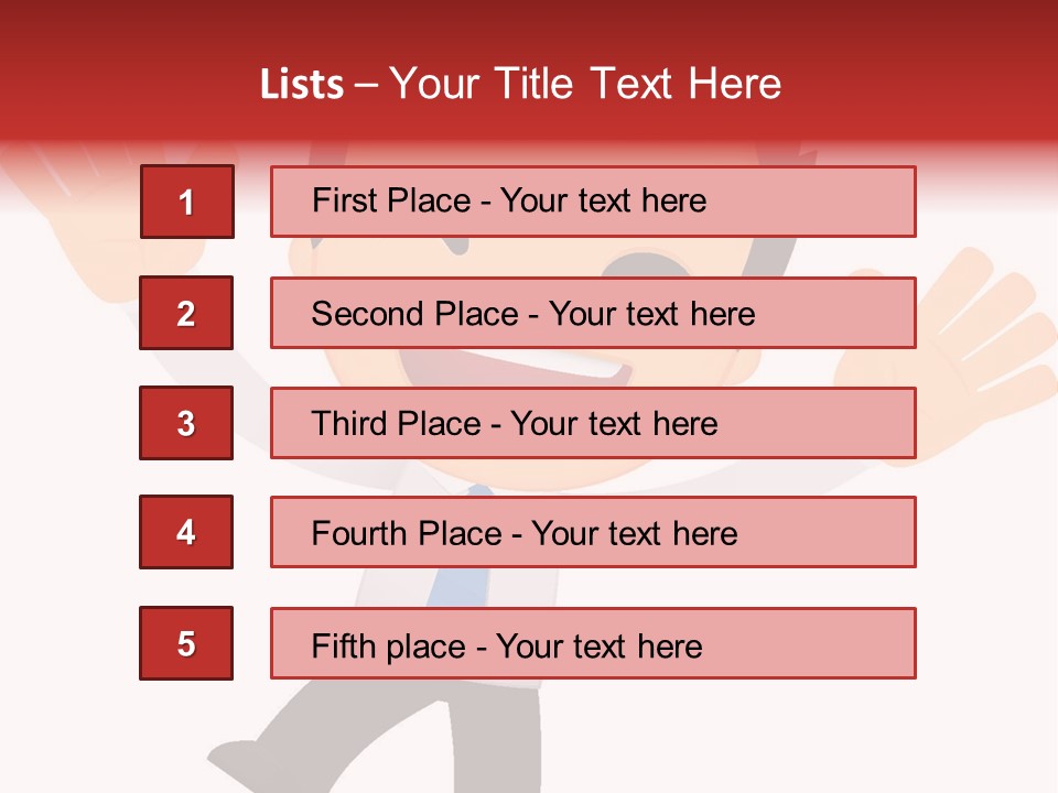 Cheerful Worker Comedy PowerPoint Template
