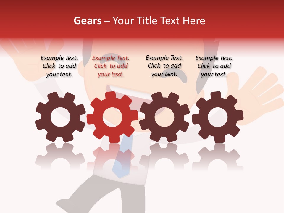 Cheerful Worker Comedy PowerPoint Template