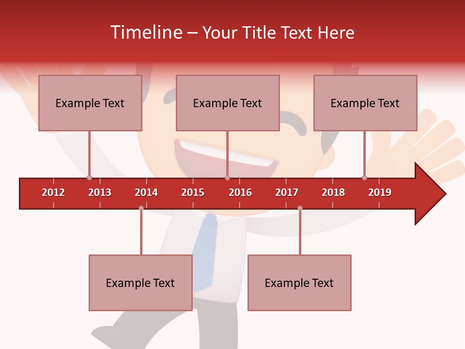 Cheerful Worker Comedy PowerPoint Template