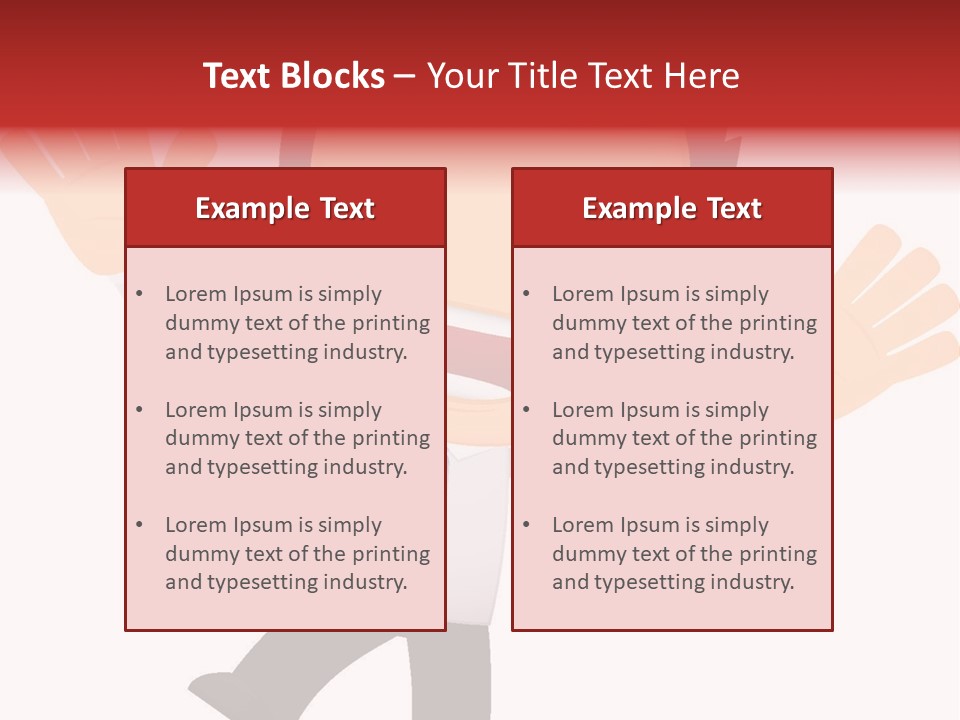 Cheerful Worker Comedy PowerPoint Template