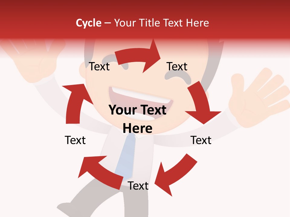 Cheerful Worker Comedy PowerPoint Template