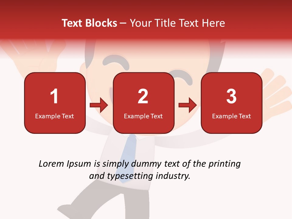 Cheerful Worker Comedy PowerPoint Template