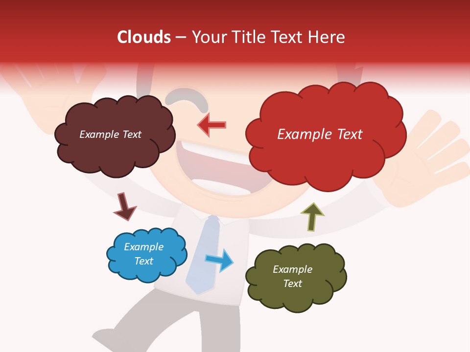 Cheerful Worker Comedy PowerPoint Template