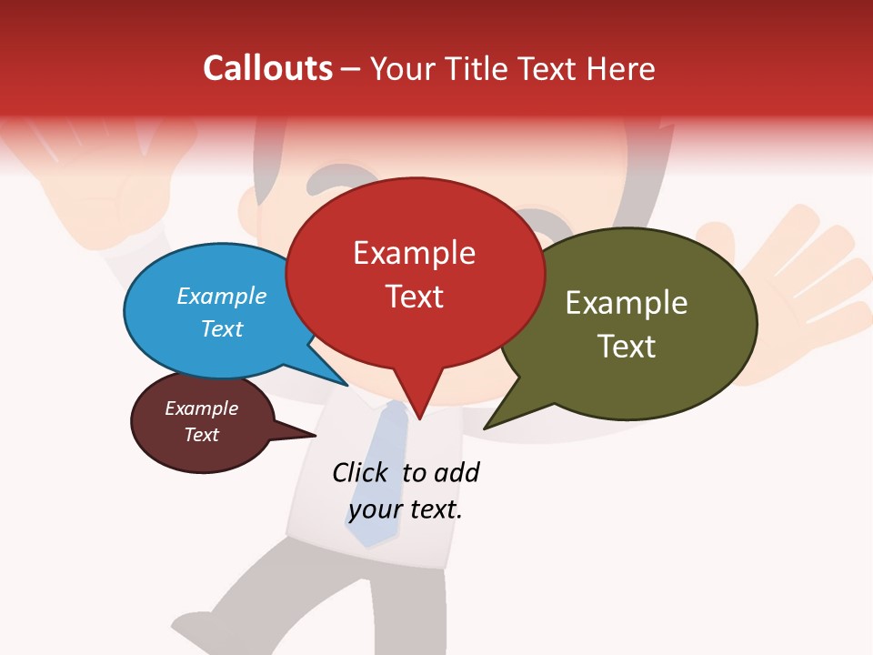 Cheerful Worker Comedy PowerPoint Template