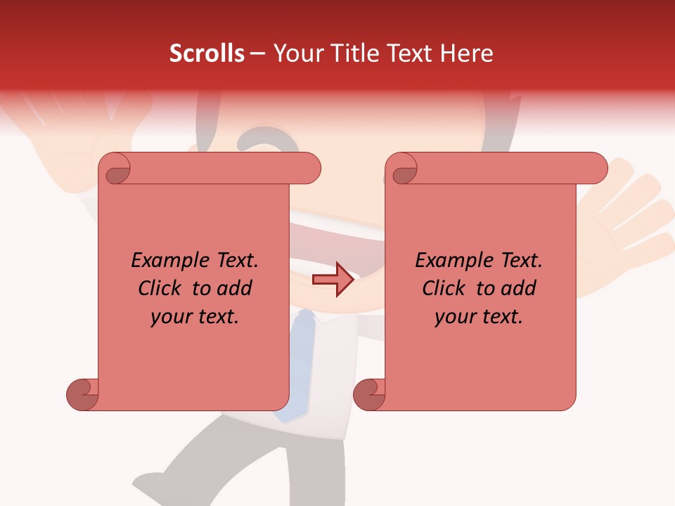 Cheerful Worker Comedy PowerPoint Template