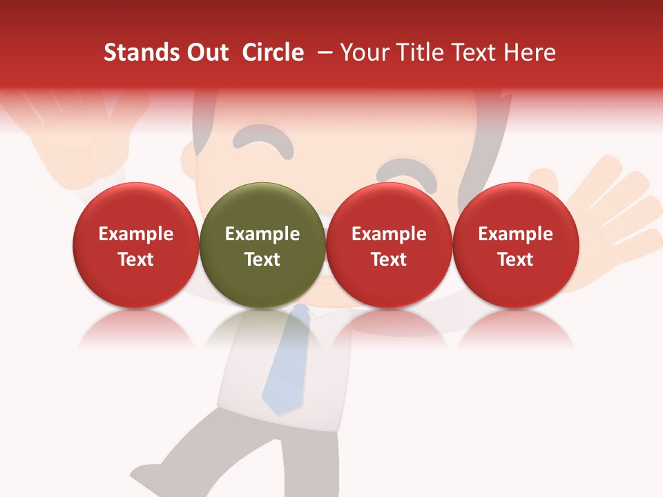 Cheerful Worker Comedy PowerPoint Template