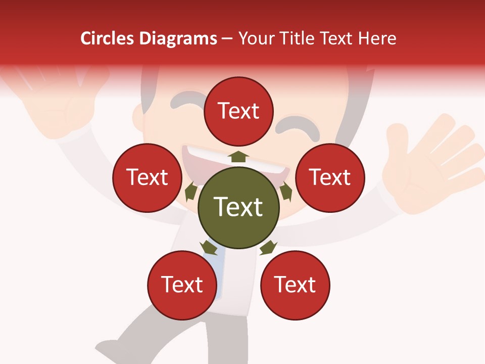 Cheerful Worker Comedy PowerPoint Template