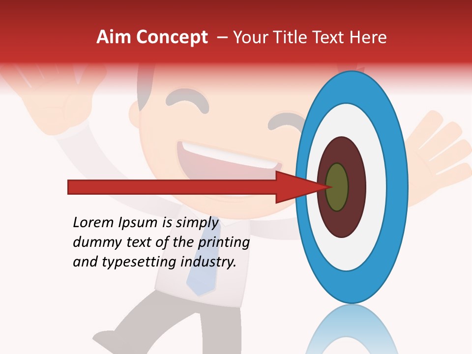 Cheerful Worker Comedy PowerPoint Template