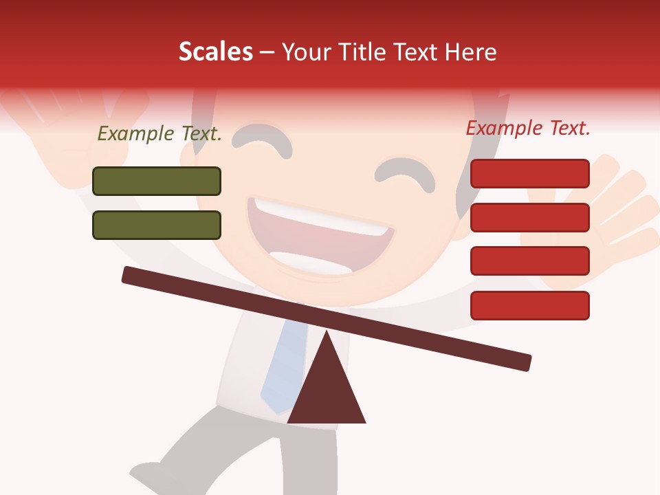 Cheerful Worker Comedy PowerPoint Template