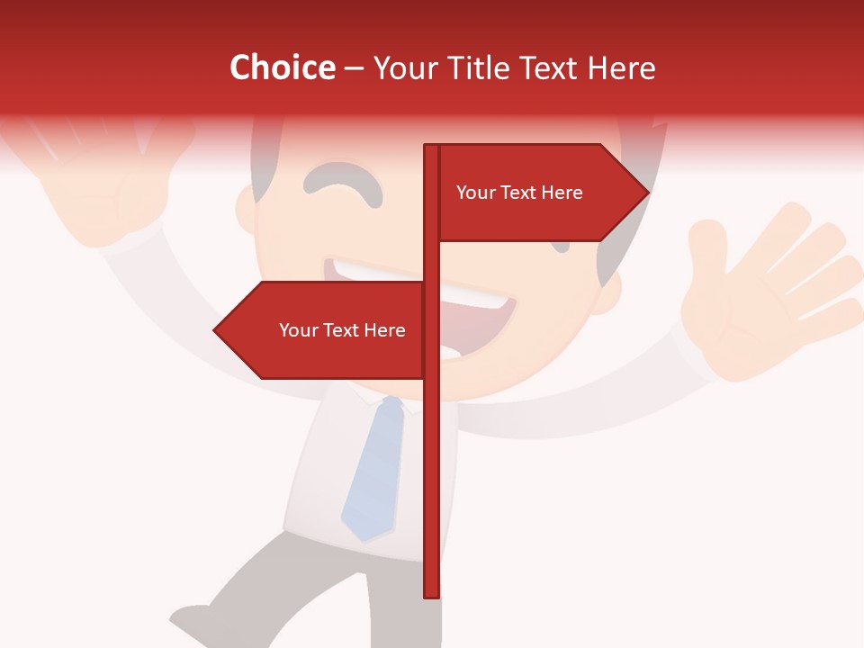 Cheerful Worker Comedy PowerPoint Template