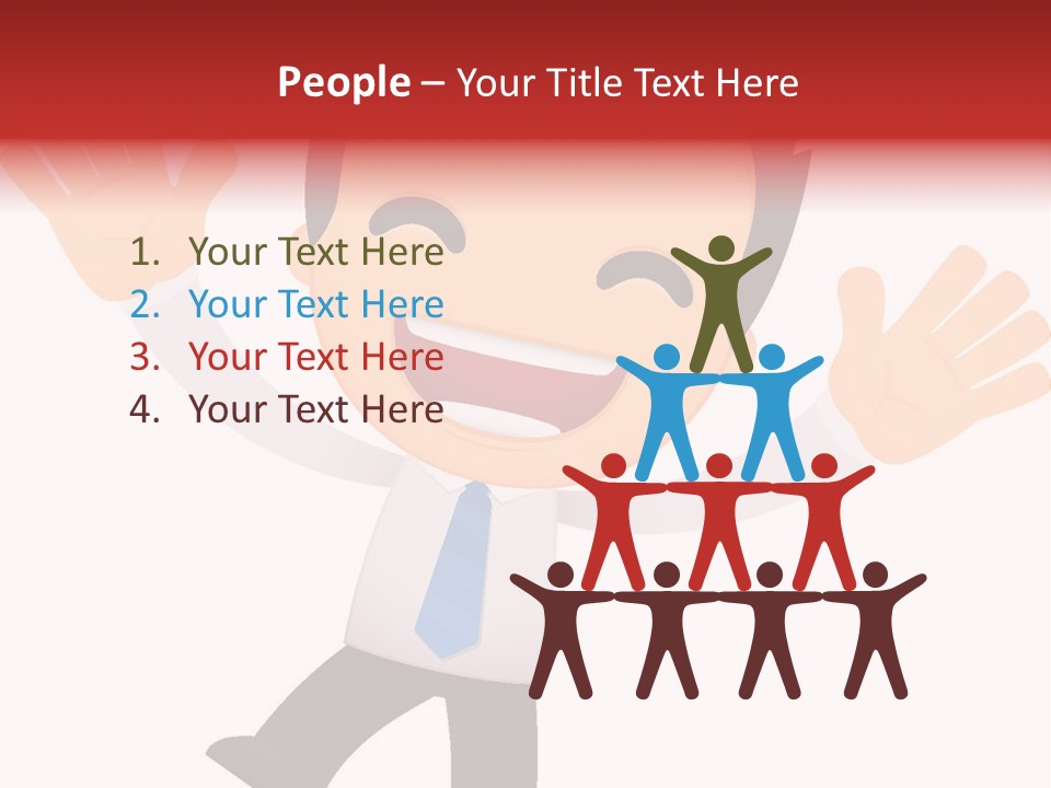 Cheerful Worker Comedy PowerPoint Template