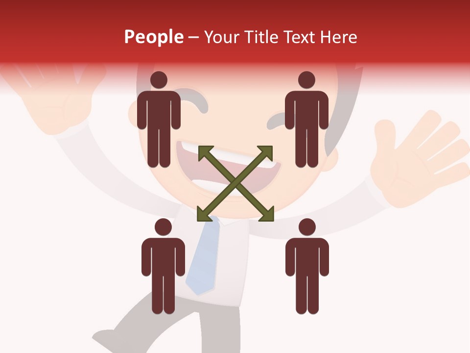 Cheerful Worker Comedy PowerPoint Template