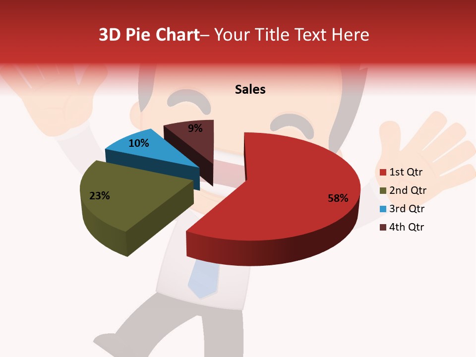 Cheerful Worker Comedy PowerPoint Template